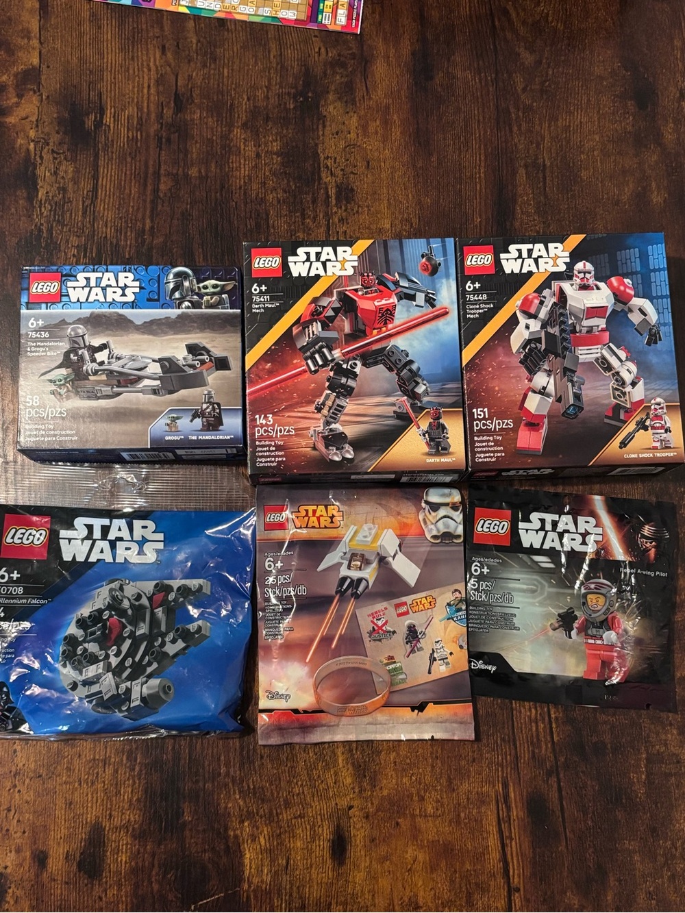 Star Wars LEGO Building Sets - Red, White, Black